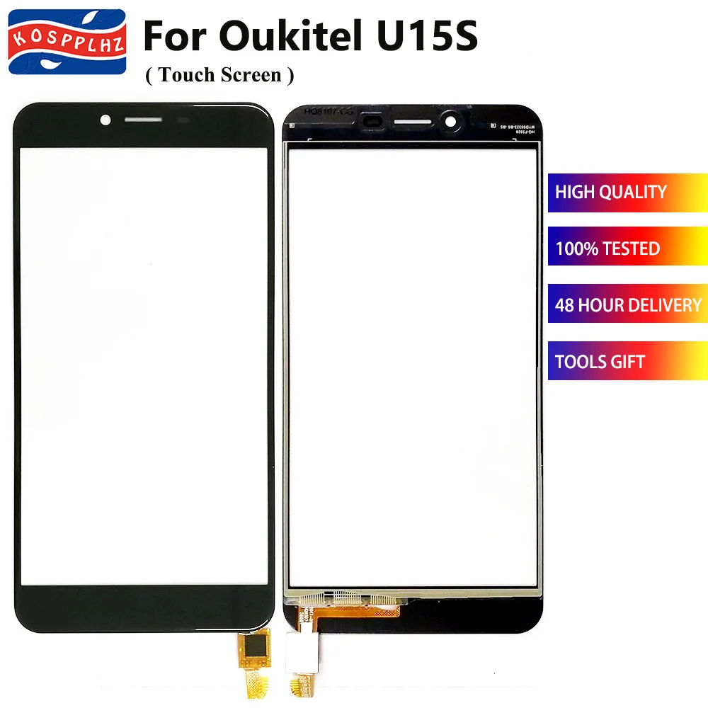 Для Oukitel U15S сенсорный экран 100% протестированная стеклянная панель Замена u15s