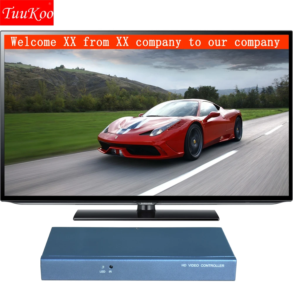 TK WPS41 HDMI Caption Adder с 1 CVBS VGA 1USB входом и аудиовыход Может полностью поддерживать