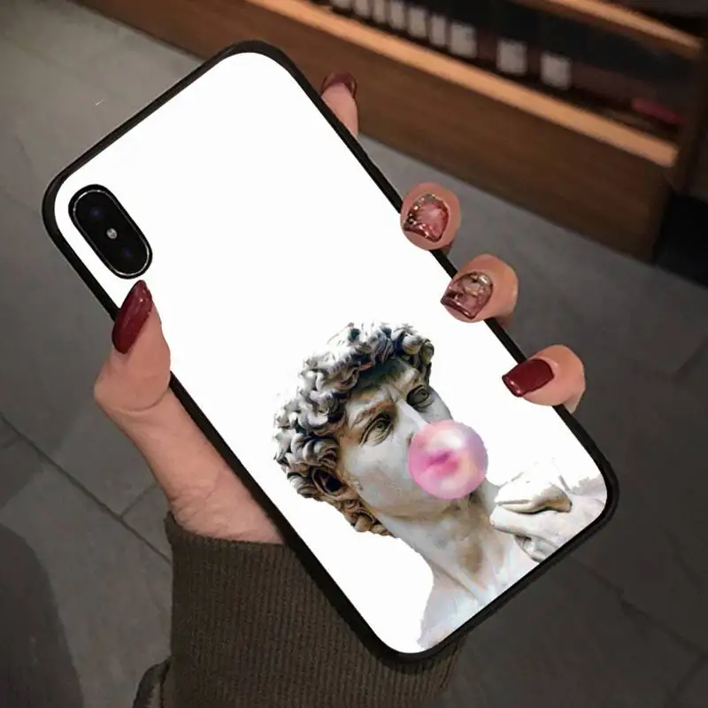 Мягкий силиконовый чехол Mona Lisa Art David для Huawei P20 Pro P Smart Plus Honor 7a 8 8x9 Lite 10 аксессуары |
