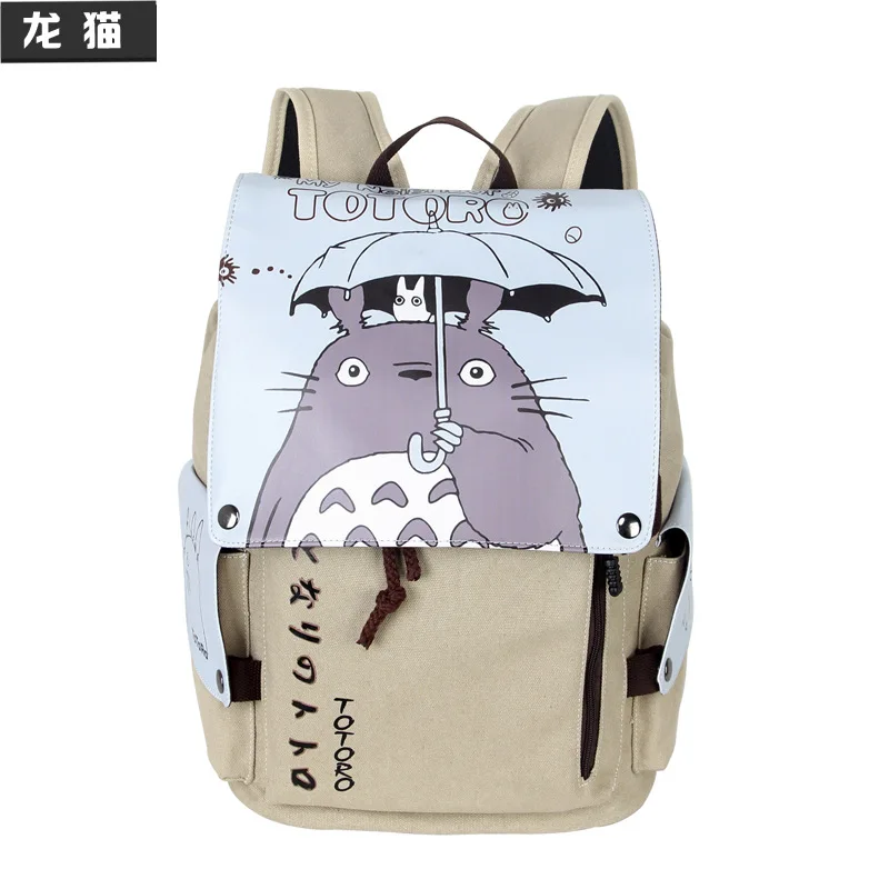 

Anime Backpack My Neighbor Totoro Cartoon Boys Girls Schoolbag Men Travel Rucksack Women Fashion Laptop Bags