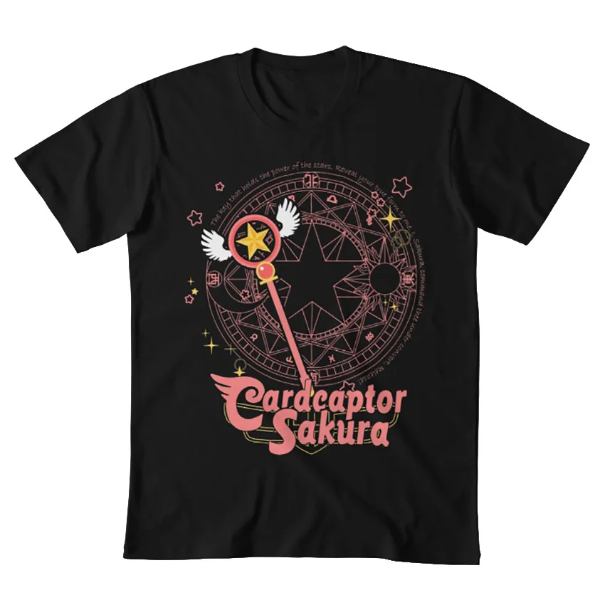 CCS Magic Circle футболка cardcaptor sakura ccs card captor magic circle|Мужские футболки| |