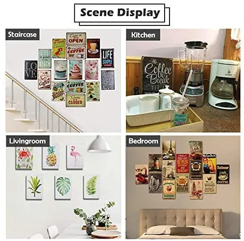 

Liquor Save Water Drink Wine Vintage Look 20X30 cm Tin Decoration Crafts Sign for Home Kitchen Bathroom Farm Garden Wall Decor