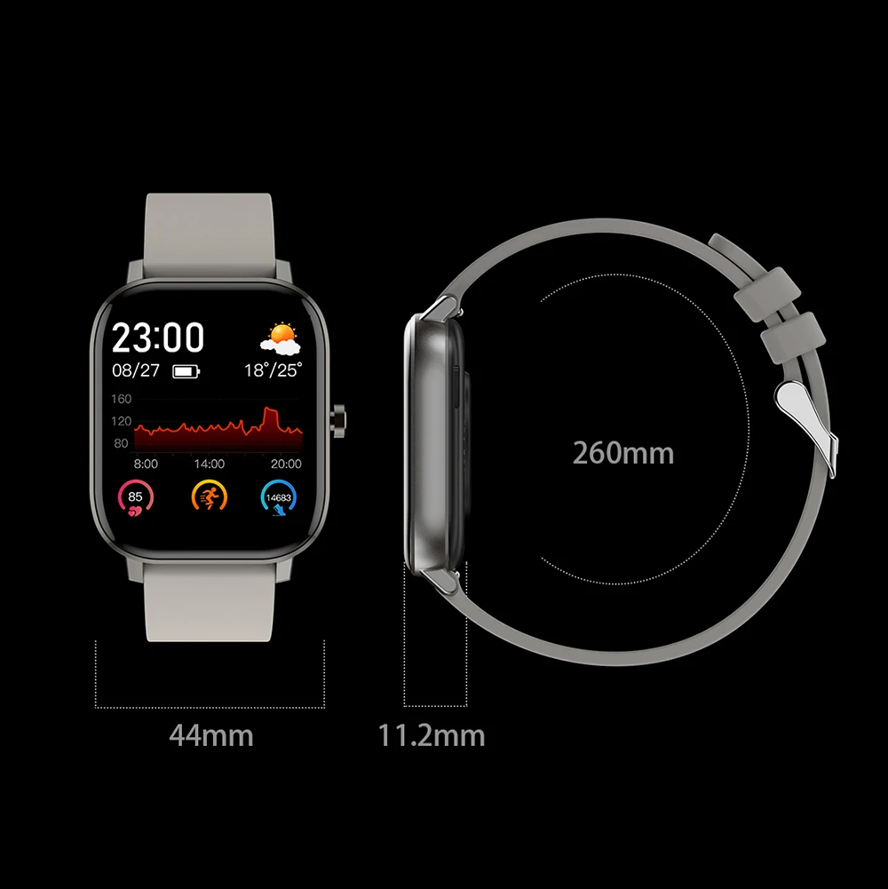

K23 Smart Watch Men 1.54 Full Touch Smartwatch Android IOS Bluetooth Call Women Bracelet Heart Rate Monitor Fitness Tracker 2021