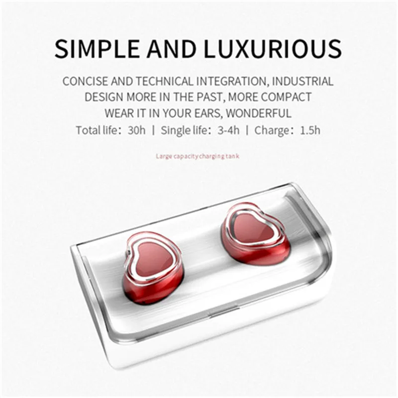 Мини TWS 7 беспроводные Bluetooth наушники V5.0 стерео вкладыши гарнитура милые для