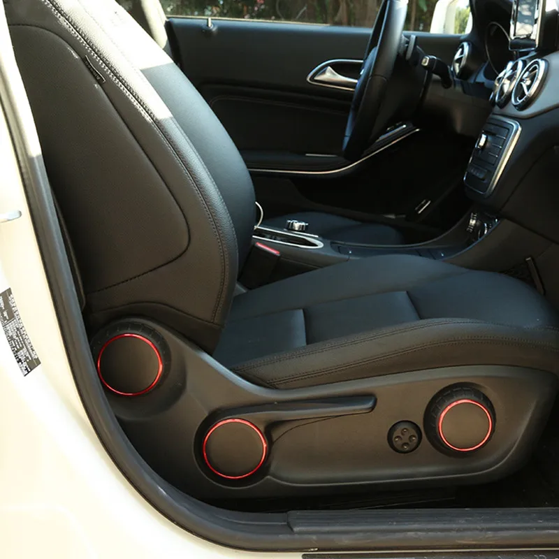 Ручка регулировки сиденья кольцо украшение Обложка отделка 3 шт. для Mercedes Benz W176 W246