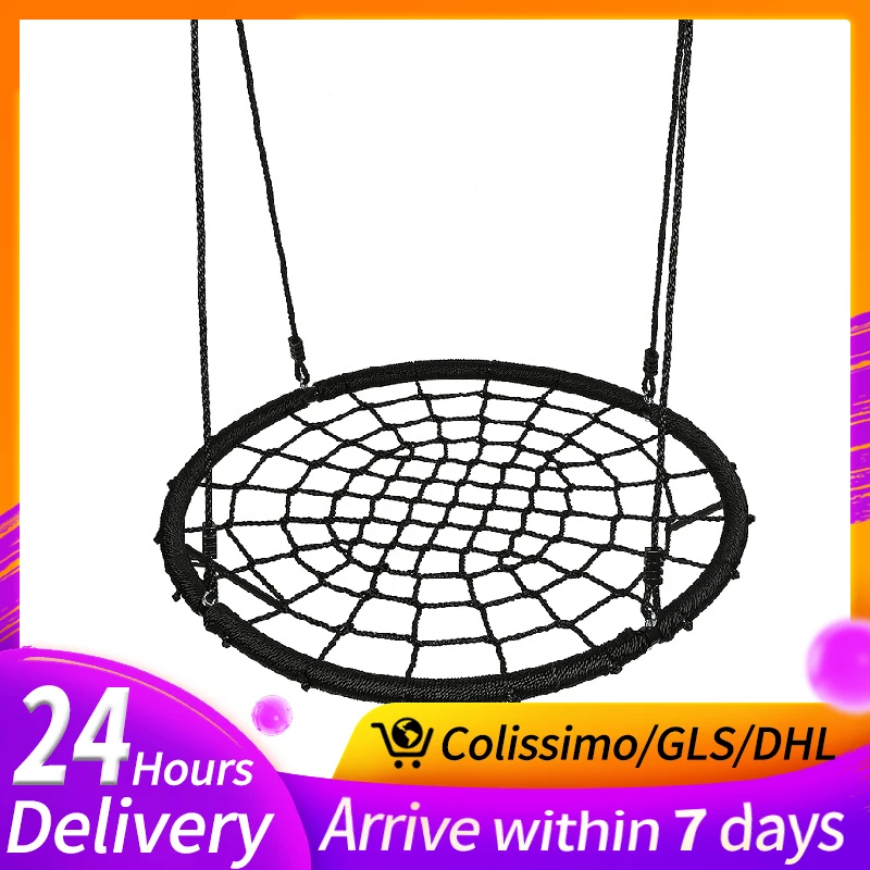 2021 детское круглое гнездо качели для дома и улицы вешалка детская сетчатая