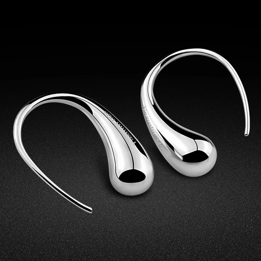 Модные серебряные серьги для женщин Ретро Серебряные Простые европейские