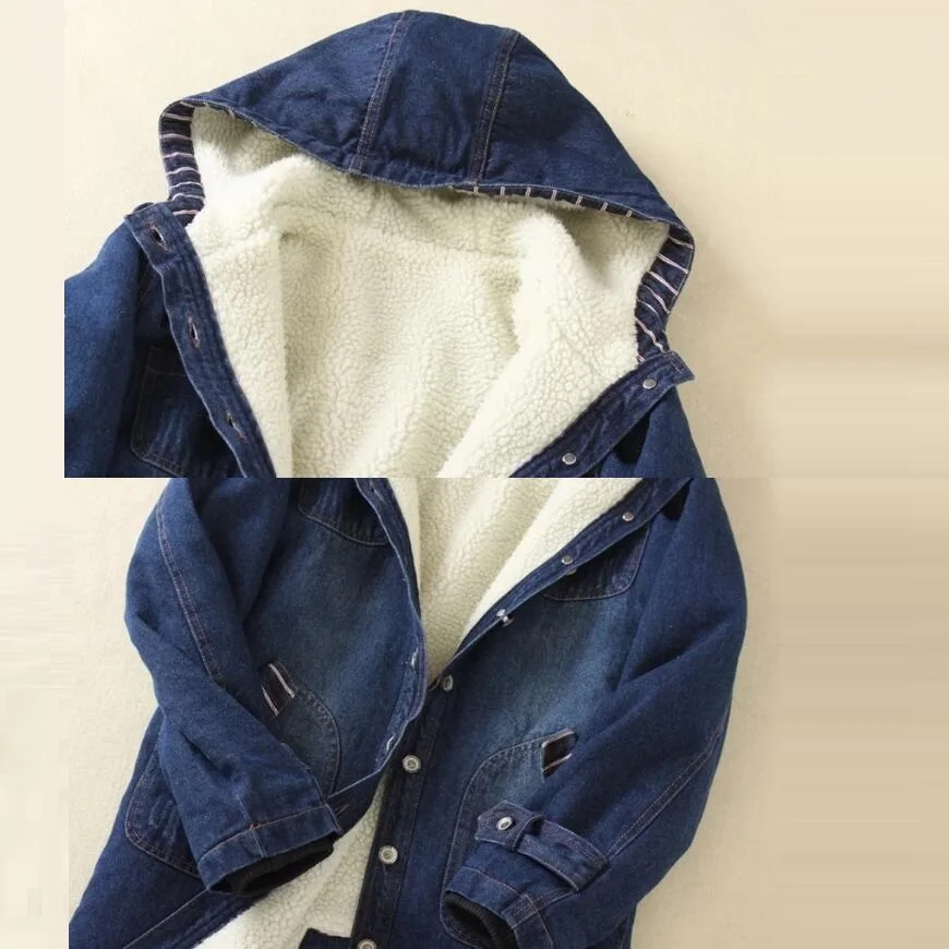 Женская куртка с шерстяной подкладкой теплая парка размера плюс 5XL на осень и