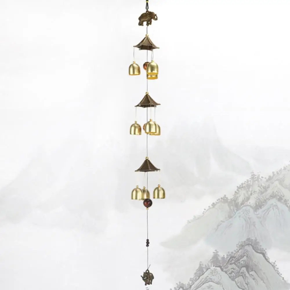 

50% Hot Sales!!! Outdoor Garden Yard Metal Wind Chimes Antirust Bell Hanging Window Balcony Decor