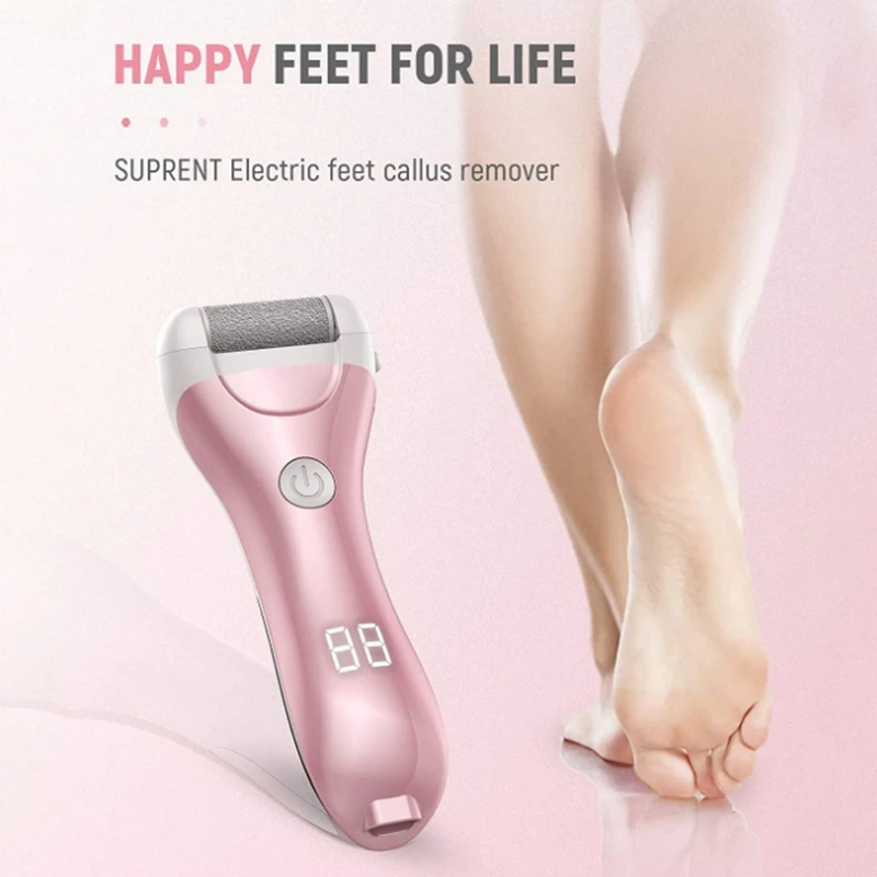 

Portable Electric Foot File USB Pedicure Machine Hard Dry Dead Cuticle Skin Remover Callus Remover Foot Care Tool