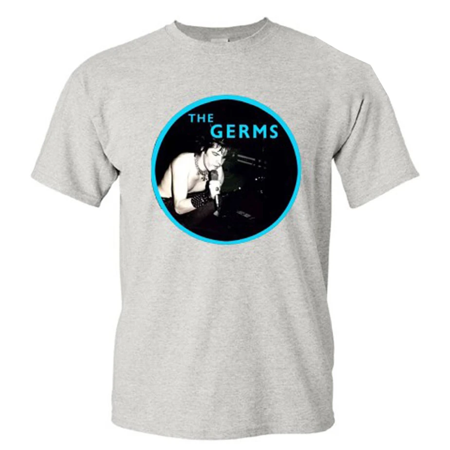 Новый Germs панк Логотип рок группы мужская серая Футболка размер S до 3Xl