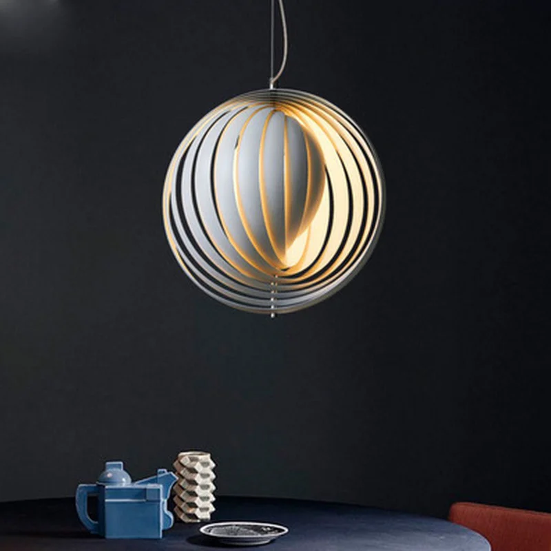 Европейский Пантон Луна Железный арт подвесные лампы американский кантри ретро