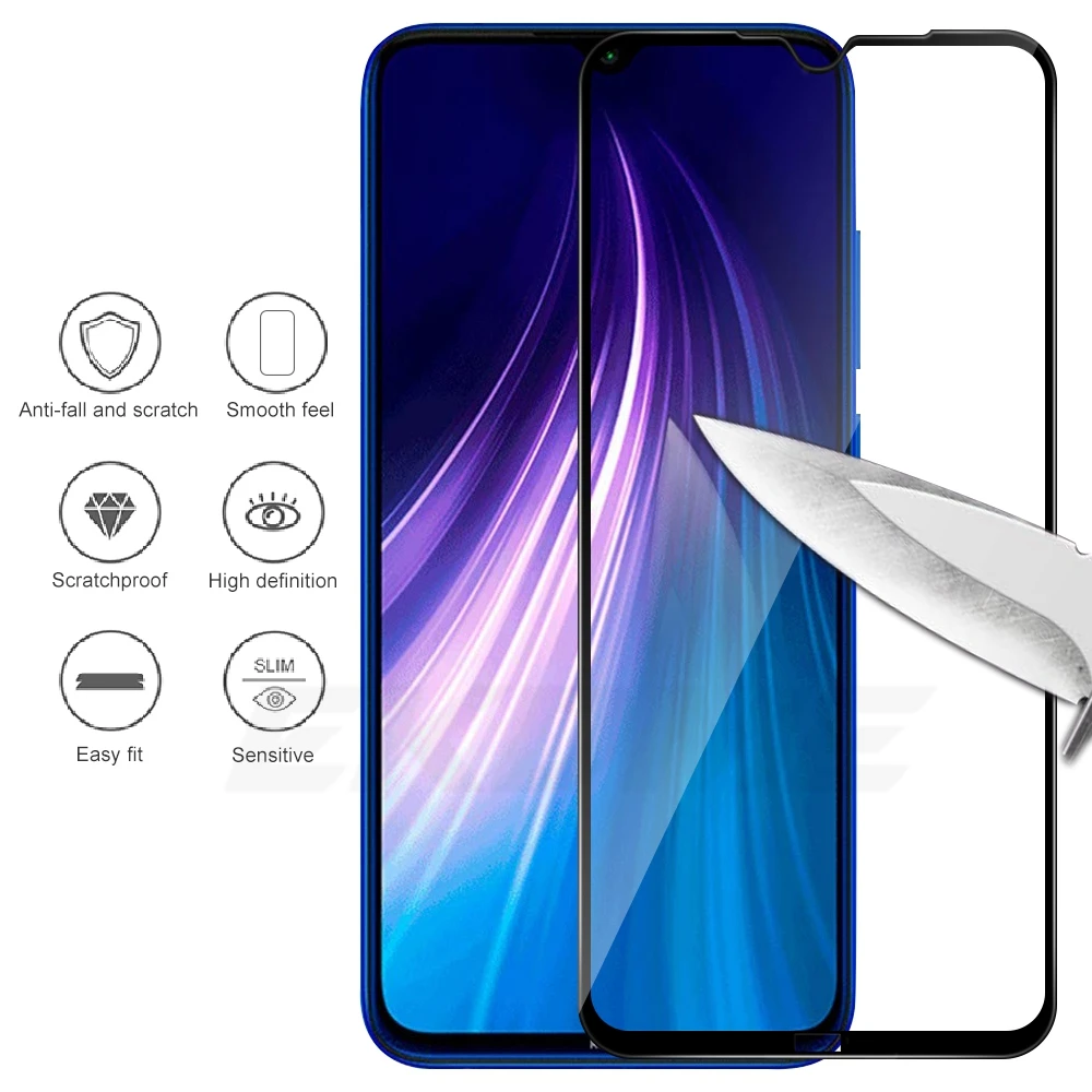 9D закаленное стекло для Xiaomi Redmi 7 8 Note 8T Pro K20 Защитное экрана Mi9T Mi 9T|Защитные стёкла