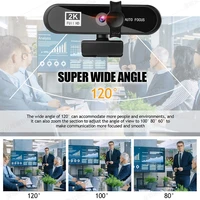 2021 mini webcam 4k pc web camera with stereo microphone auto focus web camera webcam 1080p for live broadcast video conference