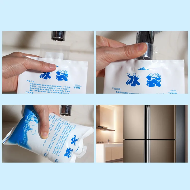 10 шт многоразовая гелевая сумка холодильник для льда Изолированная сухая