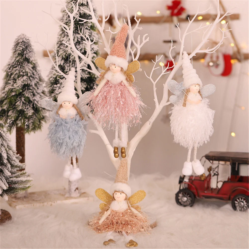 

Xmas Angel Doll Merry Christmas Decorations for Home Christmas Tree Ornaments Navidad Noel Xmas Gift Happy New Year