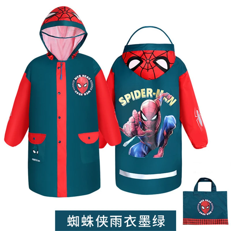 Высококачественный плащ дождевик из ткани Оксфорд с рисунком Человека паука