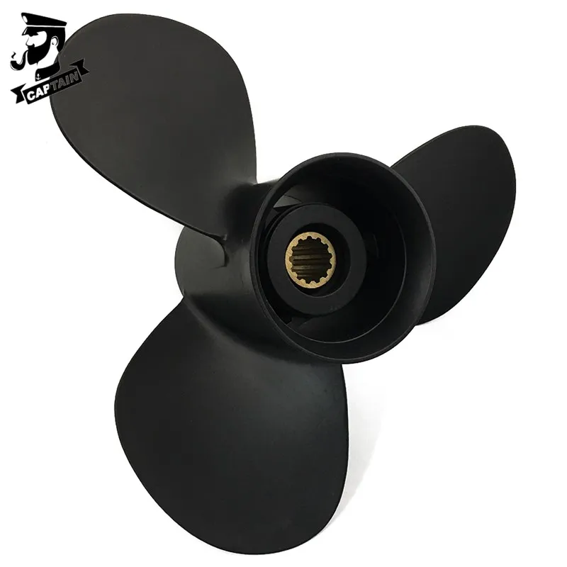 Captain Propeller 11.1x13 3T5B64527-1 Fit Tohatsu Outboard Engines 35HP 40HP 50HP Aluminum 13 Tooth Spline RH
