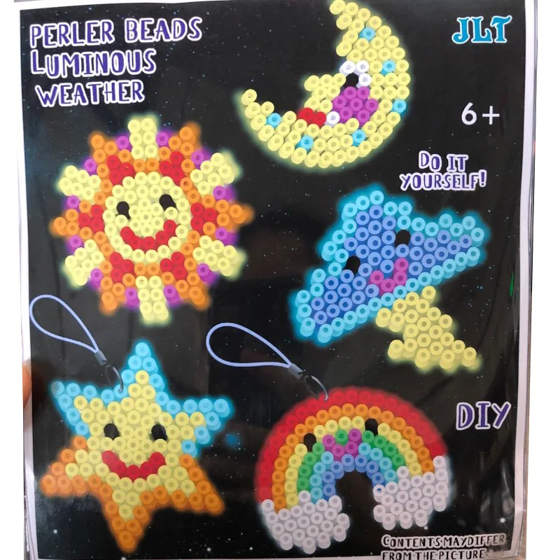 

5mm Hama beads 5mm Luminous fuse beads Set 3D Puzzle DIY Toy for Kids hama beads pegboard Jigsaw Puzzle educational toys