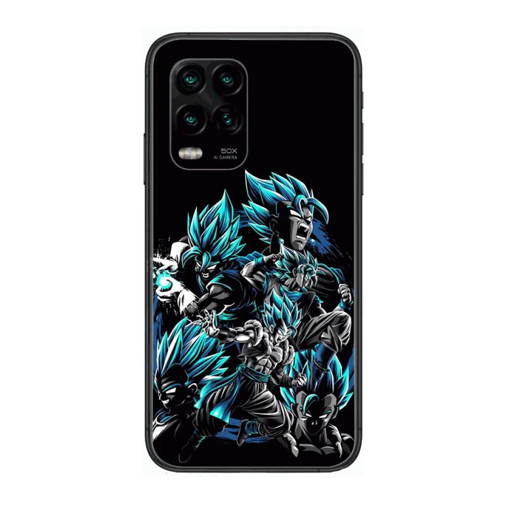 

Saiyan plus phone case Trend front Frosted anti-drop soft silicone Phone Case For xiaomi Redmi Note 9S 8 7 6 5 A Pro T Anime Bl