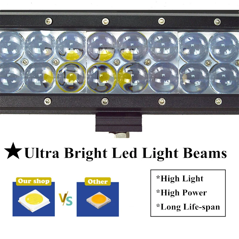 Светодиодсветодиодный балка SKYWORLD 4D для внедорожника лампа дальнего света