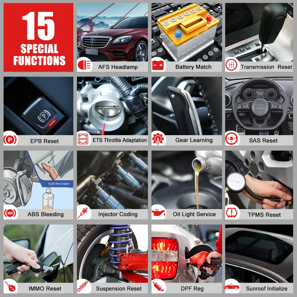 Автоматический сканер ANCEL FX9000 многоязычный Профессиональный Автомобильный