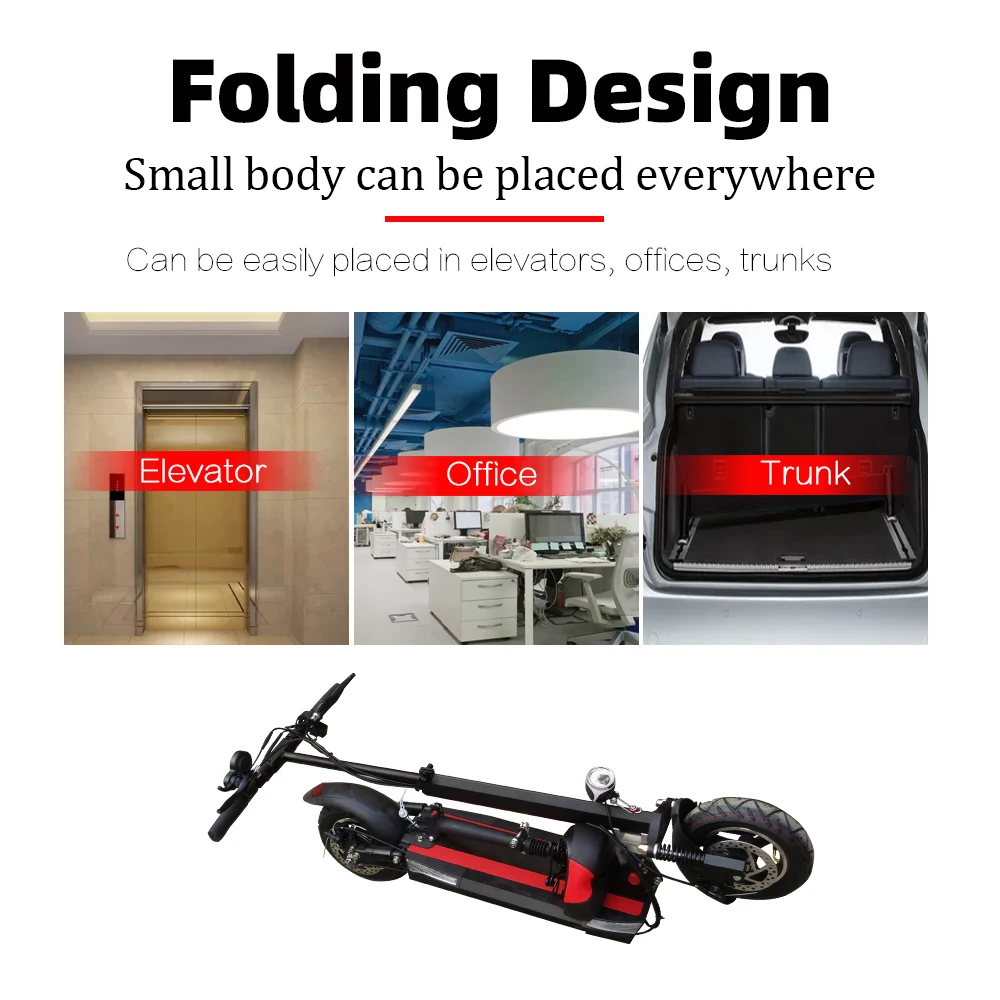 

Electric Scooter 800W Motor Scooter Elctrico Seat 50KM/H 48v26A Battery Foldable Two Wheels Patinete Elctrico for Adults