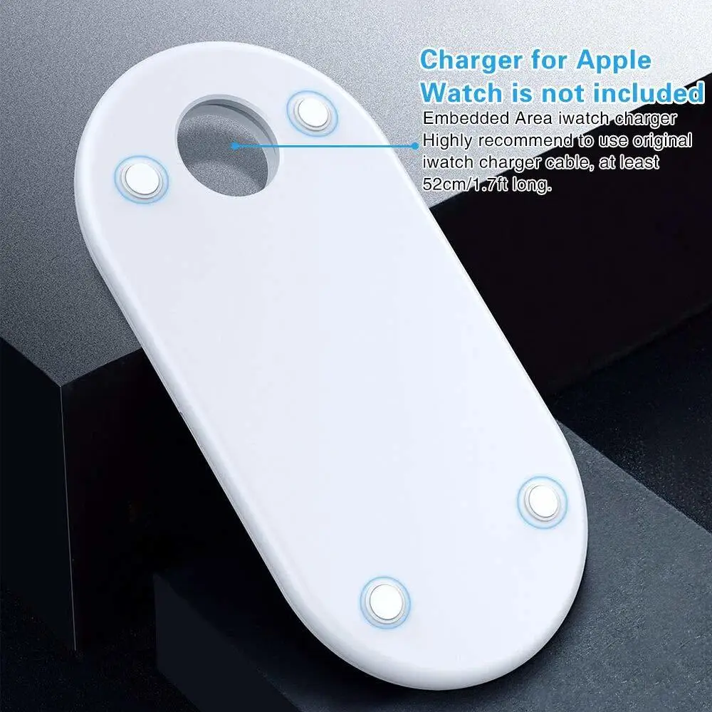Qi Беспроводное зарядное устройство для iPhone 11 Pro XS Max XR X Watch iWatch 5 4 3 AirPods 2 зарядная док-станция 3 в 1 зарядное устройство для смартфона