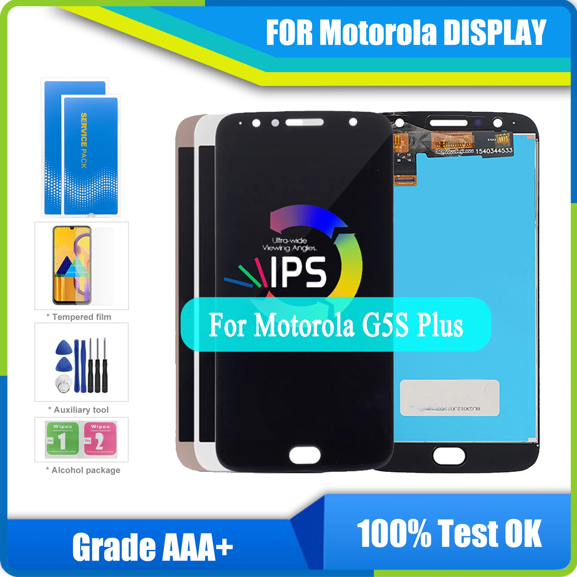 

5,5 "Оригинальный ЖК-дисплей для Motorola MOTO G5S Plus XT1802 XT1803 XT1805 XT1086, ЖК-дисплей, сенсорный экран, дигитайзер, замена