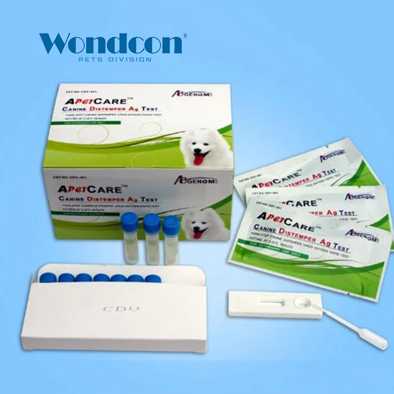 Canine distemper вирус CDV + CPV ag быстрый тест ветеринарный комбинированный Distemper