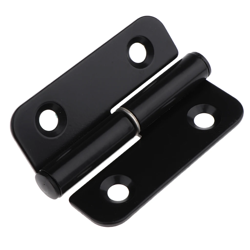 

Black Metal Cover Marine Boat Deck Cast Door Hinge Hardware Kits
