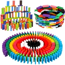 100/300/500pcs Children Color Sort Rainbow Wood Domino Blocks Kits Early Bright Dominoes Games Educational Toys For Kid Gift 100/300/500pcs Children Color Sort Rainbow Wood Domino Blocks Kits Early Bright Dominoes Games Educational Toys For Kid Gift