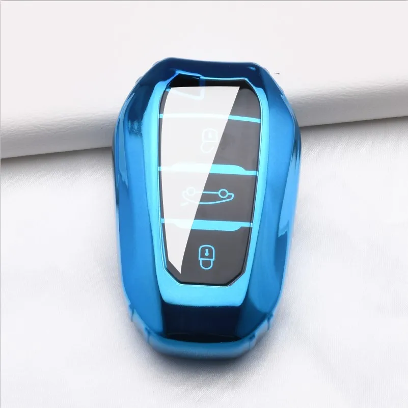 Чехол для ключей из ТПУ Peugeot 407 508 2008 301 5008 3008 4008 408 чехол автомобильного ключа с 3
