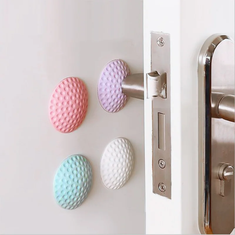 

1 pack Anti-collision Pad Household Door Handle Pad Cabinet Door Anti-collision Wall Stickers Refrigerator Artifact