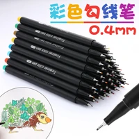 1224364860 gel pen colorful neutral permanent fineliner pens for school office art marker pen set ink markers pen 04031
