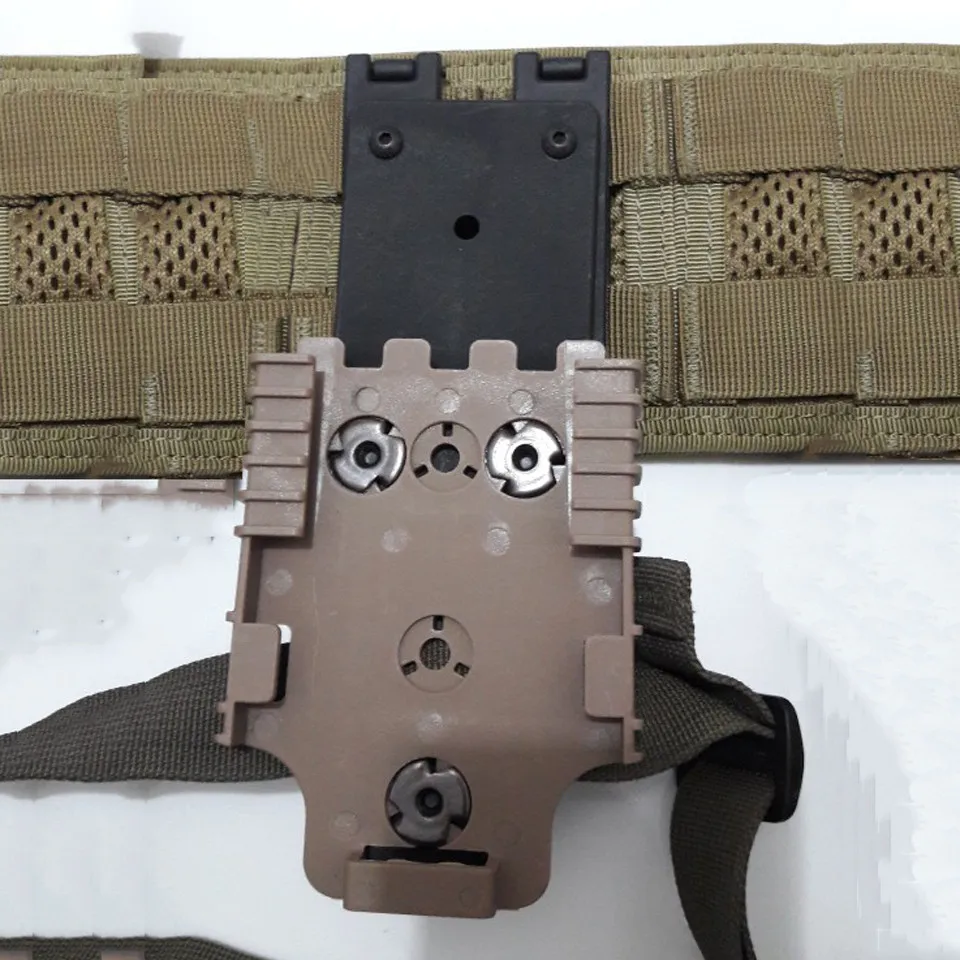 Лучший практичный страйкбол боевой кобуры Safariland Молл платформа для пластины задней талии абзацы зажим для талии