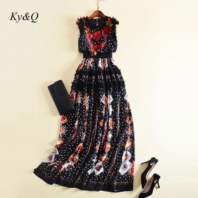 Брендовый дизайн подиума 2020 летнее Новое Женское винтажное длинное платье без