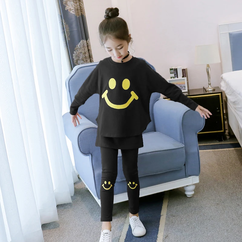 Коллекция 2019 года весенне осенние комплекты одежды для маленьких девочек