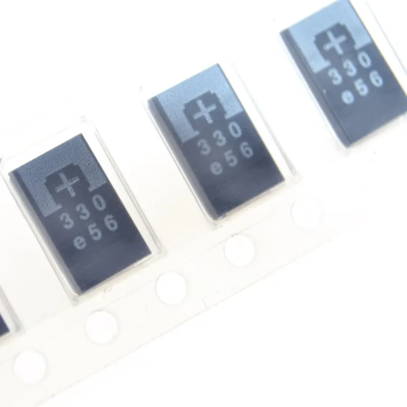 10 шт. поверхностный монтаж танталовые полимерные конденсаторы 2R5TPE330M9 2 5 В 330 мкФ