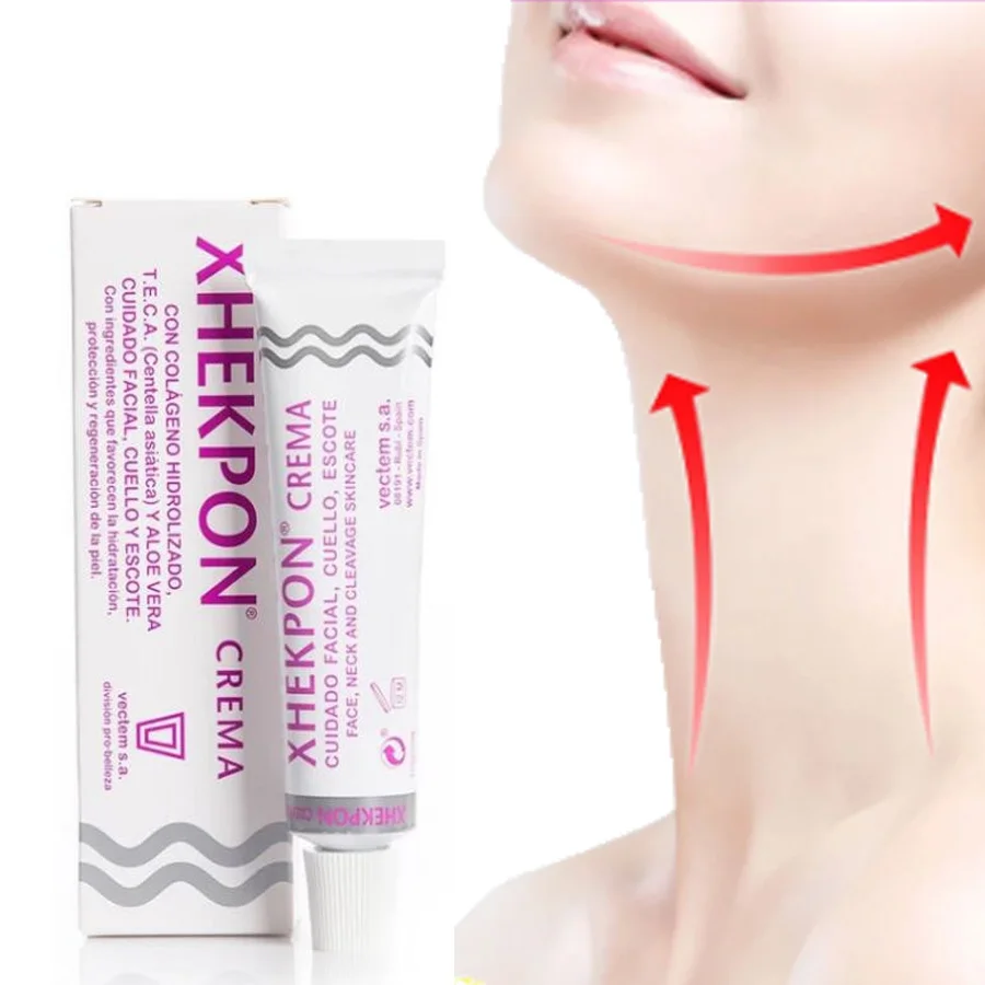 

Xhekpon Cream Face and Neck Cream 40ml Neckline Cream Wrinkle Smooth Anti Aging Whitening Cream Skin Lightening Cream