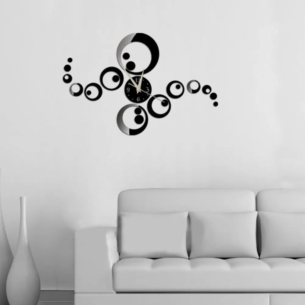 2018 Горячие Зеркальные Стикеры 3d акриловые настенные наклейки домашний Декор