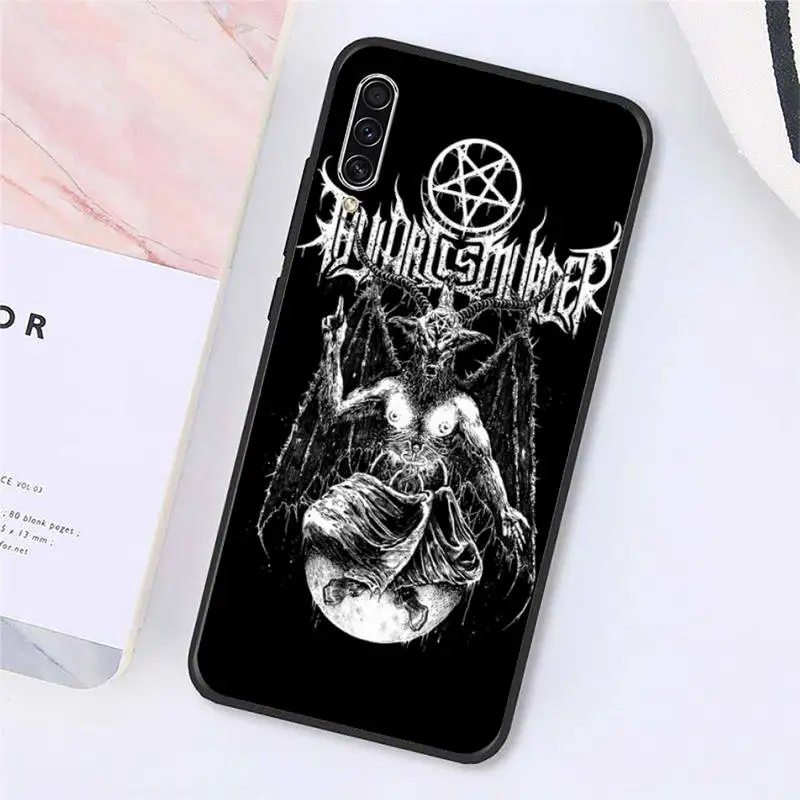 

Goat Head Satan pattern Phone Case For Samsung galaxy S 9 10 20 A 10 21 30 31 40 50 51 71 s note 20 j 4 2018 plus