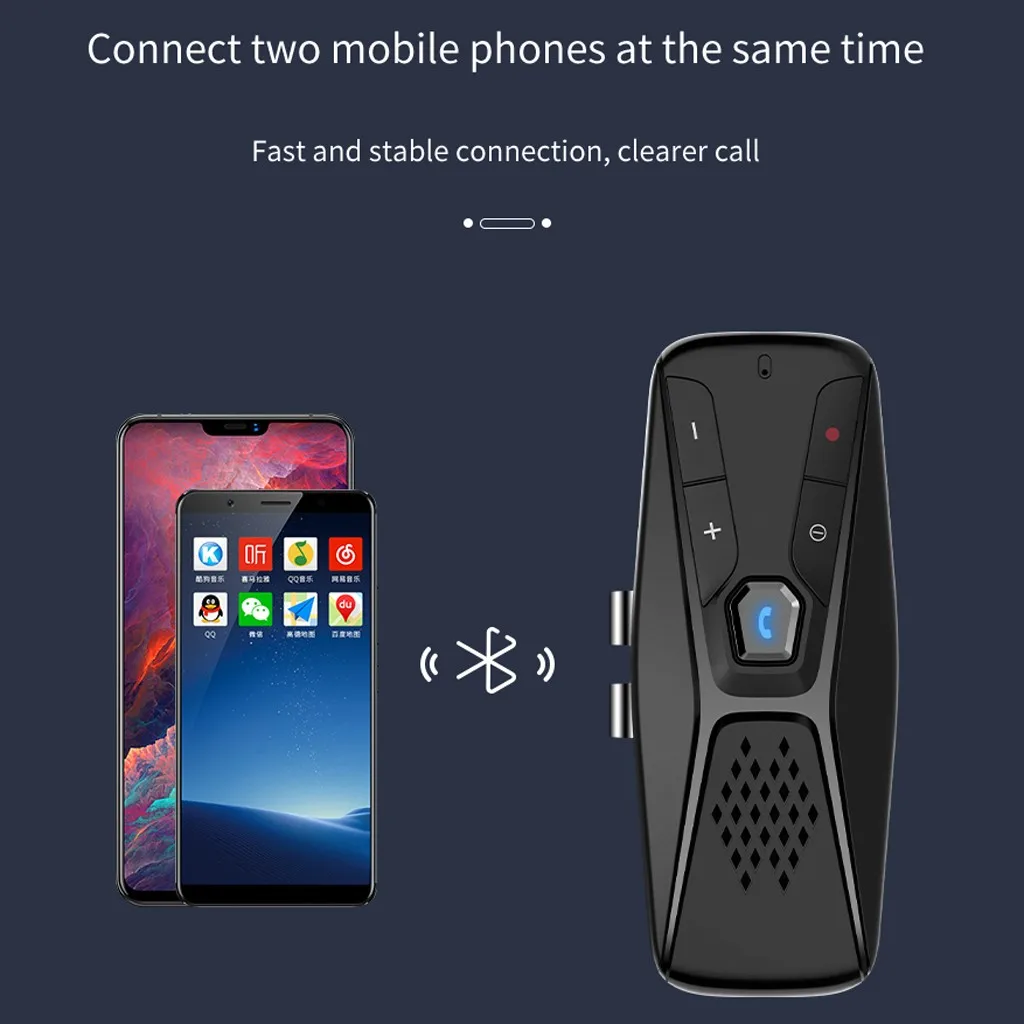 Солнцезащитный козырек автомобильный мобильный телефон музыкальный плеер