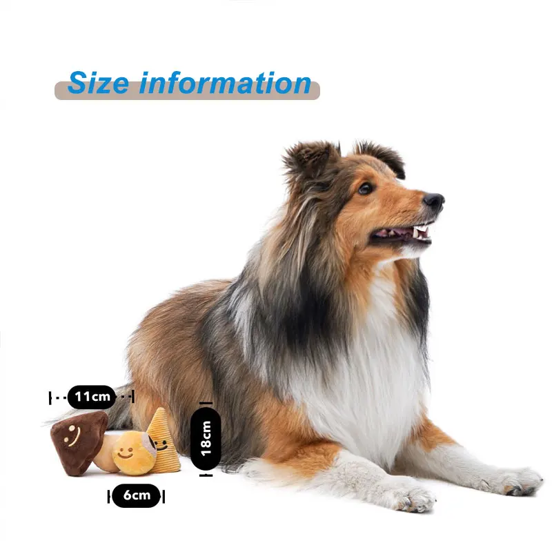 

Dog Puzzle Interactive Squeak Toy Dogs Cute Cartoon Funny Soft Puppy Accessories Mushroom Shaped Dog Chewing Toys for Dogs