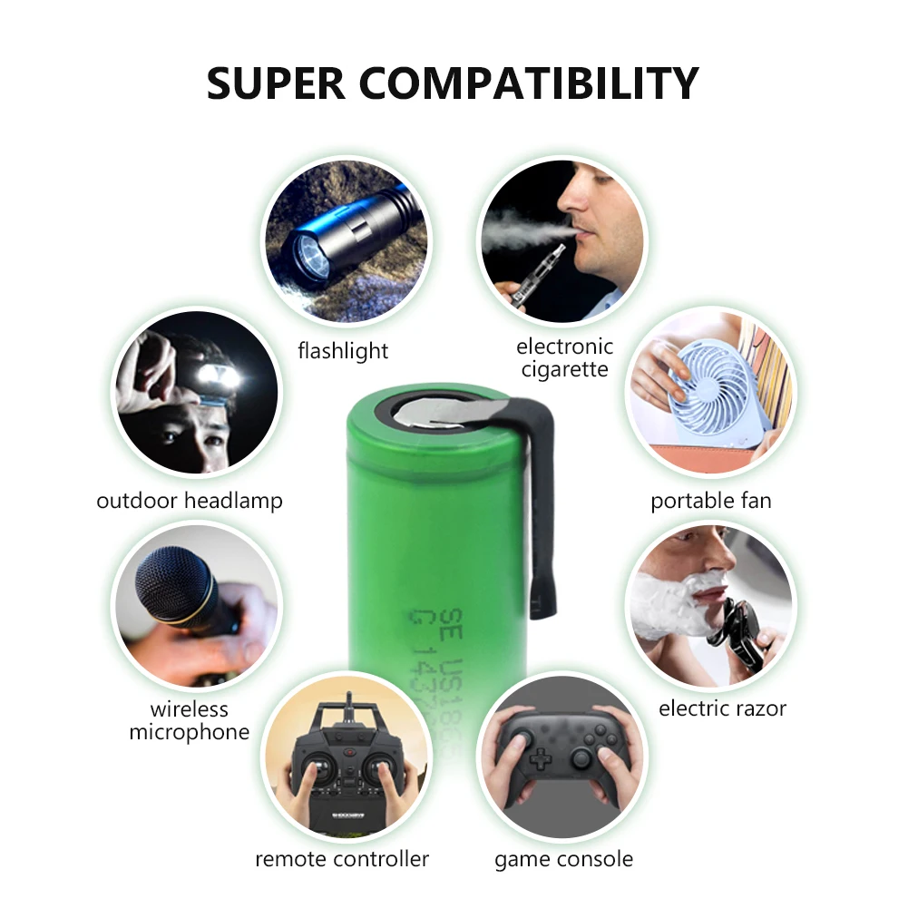 Новинка перезаряжаемый литиевый аккумулятор 6/8/10 шт. аутентичный Vtc5a 35a