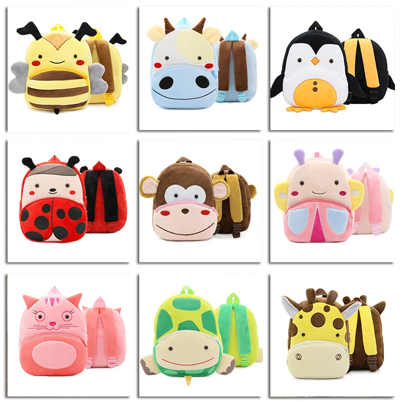 Рюкзак для путешествий детей дошкольного возраста милый плюшевый рюкзак