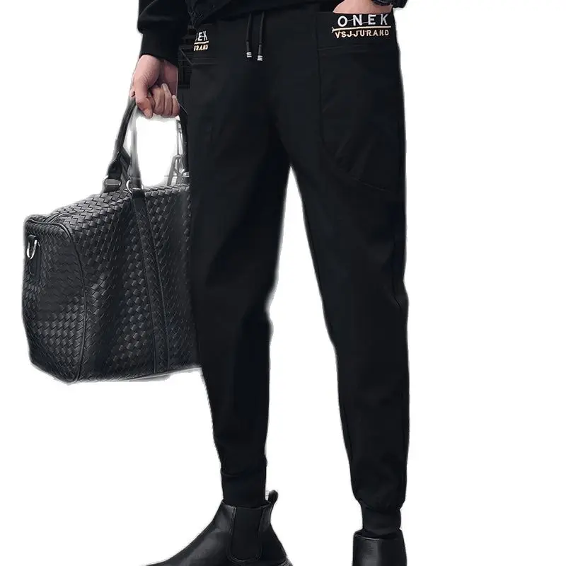 Брюки карго мужские спортивные штаны летние с заниженной талией 2021 модные микро