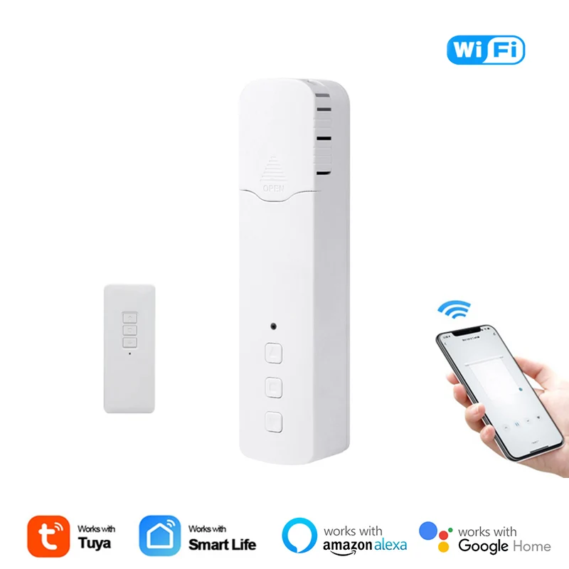 

Tuya WiFi Blind Driver With Remote Control Roller Shade Roman Blind Motor Works With Smart Life Voice Control Alexa Google Home
