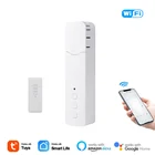 Роллер для потайной шторы Tuya с Wi-Fi и дистанционным управлением, работает с умным жизненным голосовым управлением, работает с Alexa Google Home