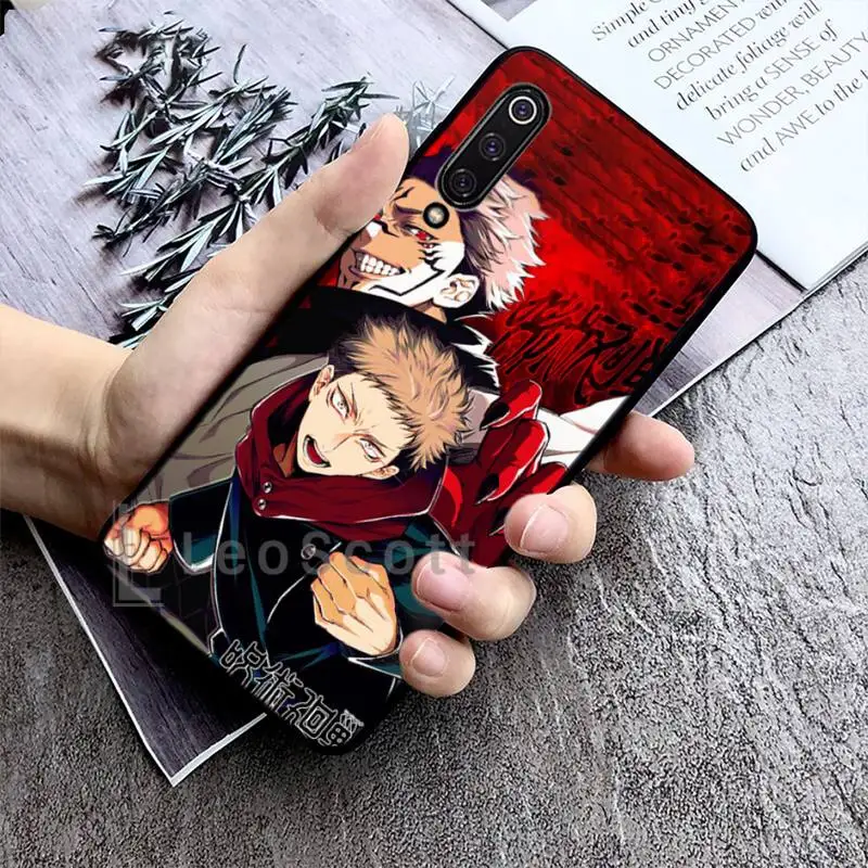 

Jujutsu Kaisen Japan anime cool Phone Case For Xiaomi Mi A1 A2 5 6 6PLUS 8 9 SE Lite MIX 2 2S MAX 2 3 Pocophone F1